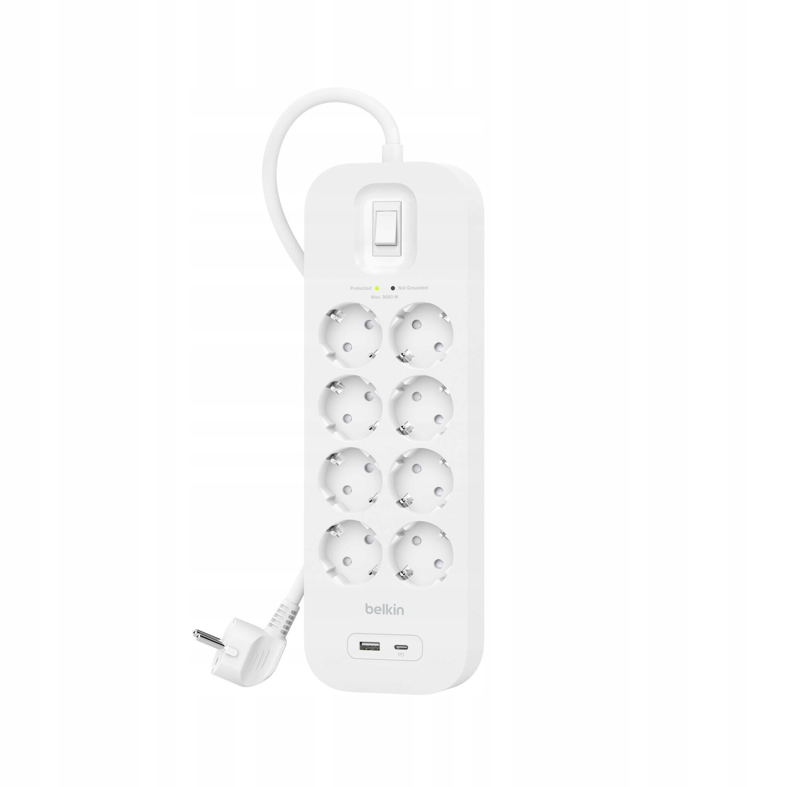 Belkin Surge Socket 8-fold, Usb-a+c, 900J.SRB003VF2M