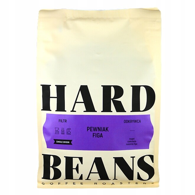 Hard Beans káva káva Pewniak Figa Natural Filter 1 kg