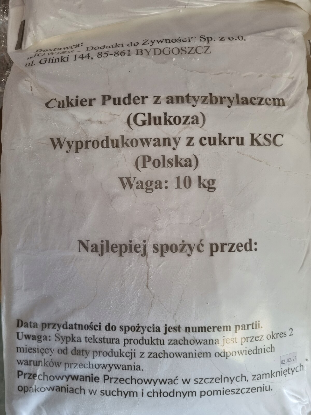 sáček Cukr 10 kg pytel