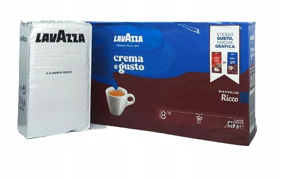 Mletá káva Lavazza Crema Gusto Ricco 250 g