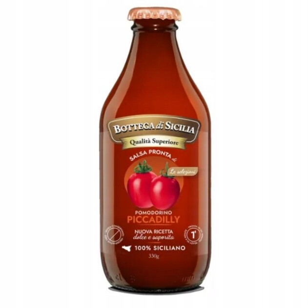 Salsa Pronta di Pomodorino Piccadilly 330g Bottega di Sicilia