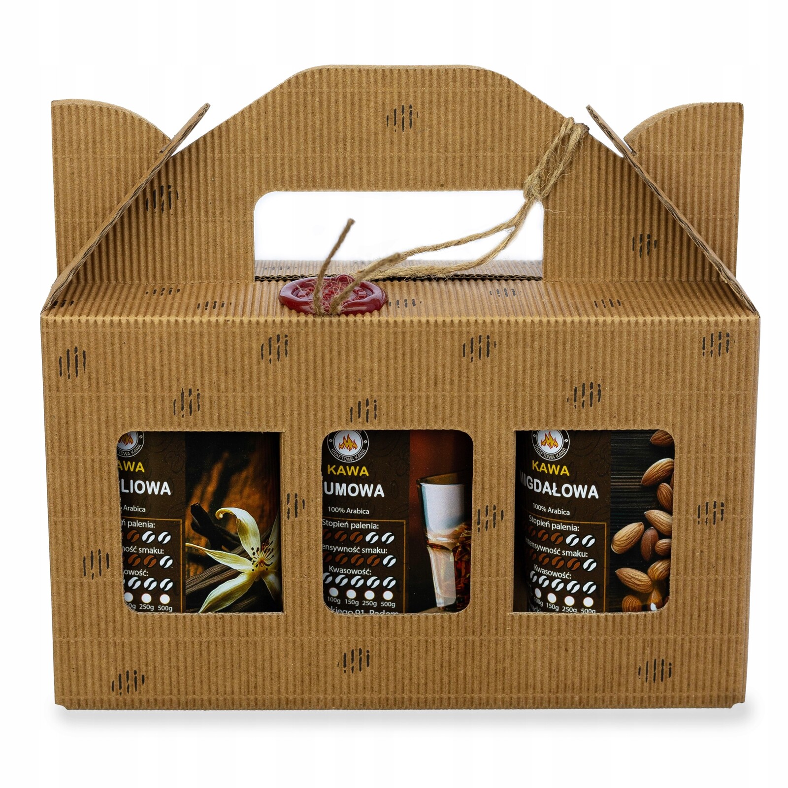 Káva Zrnková Sada 3x100g Arabica 100% 72H