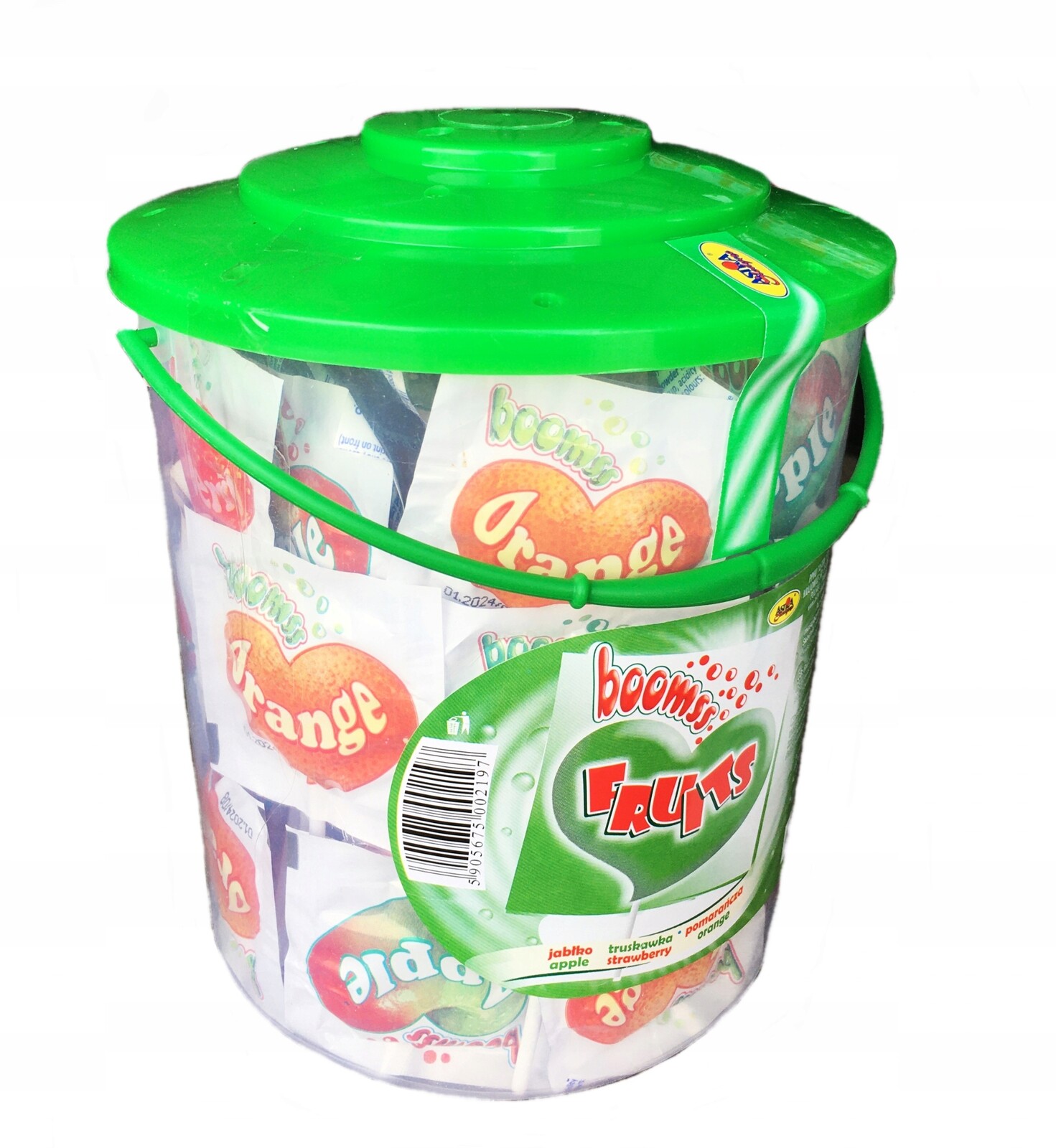 2x Astra lízátka šumivé ovocné srdce 80x12 g