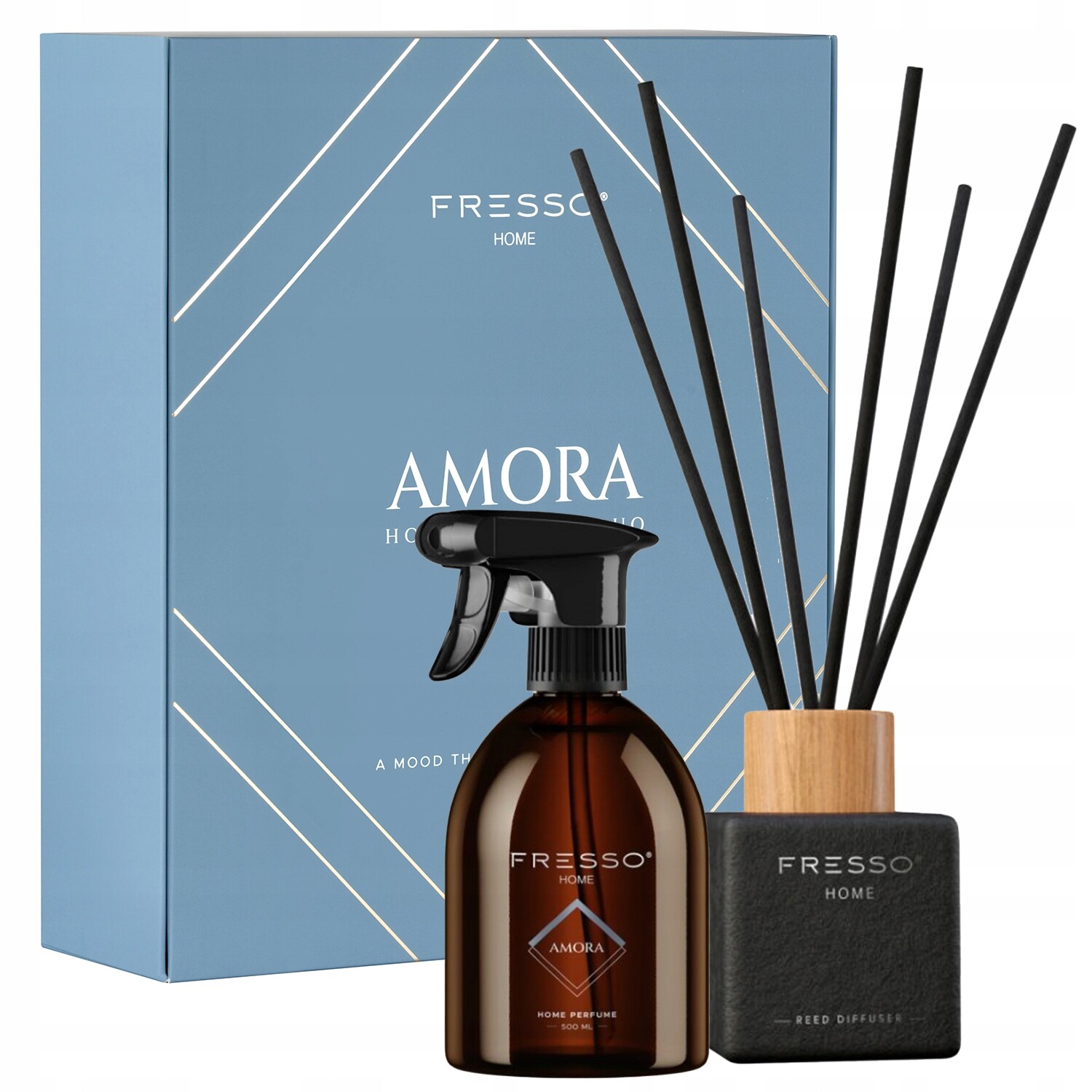 Fresso Home Perfume Duo Amora Gift Box Vonné tyčinky parfém