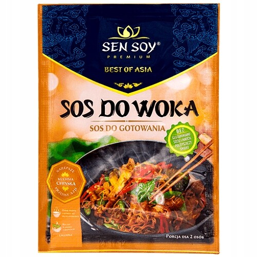 8 x Omáčka k pokrmům z woku, jemná 80 g Sen Soy