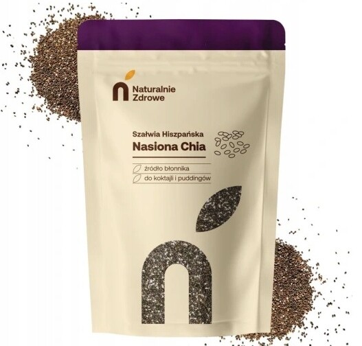 Chia Semínka Naturalnie Zdrowe 1 kg