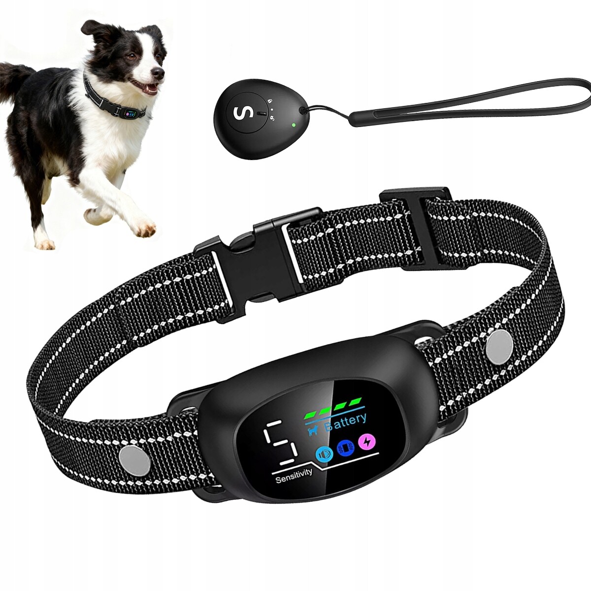 Elektrický Výcvikový Obojek Pro Psa Treser 100 M S Dálkovým Ovládáním, Voděodolný