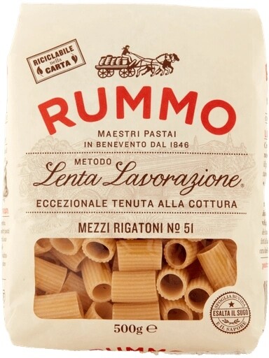 9X Rummo Rigatoni n.51 – těstoviny (500 g)