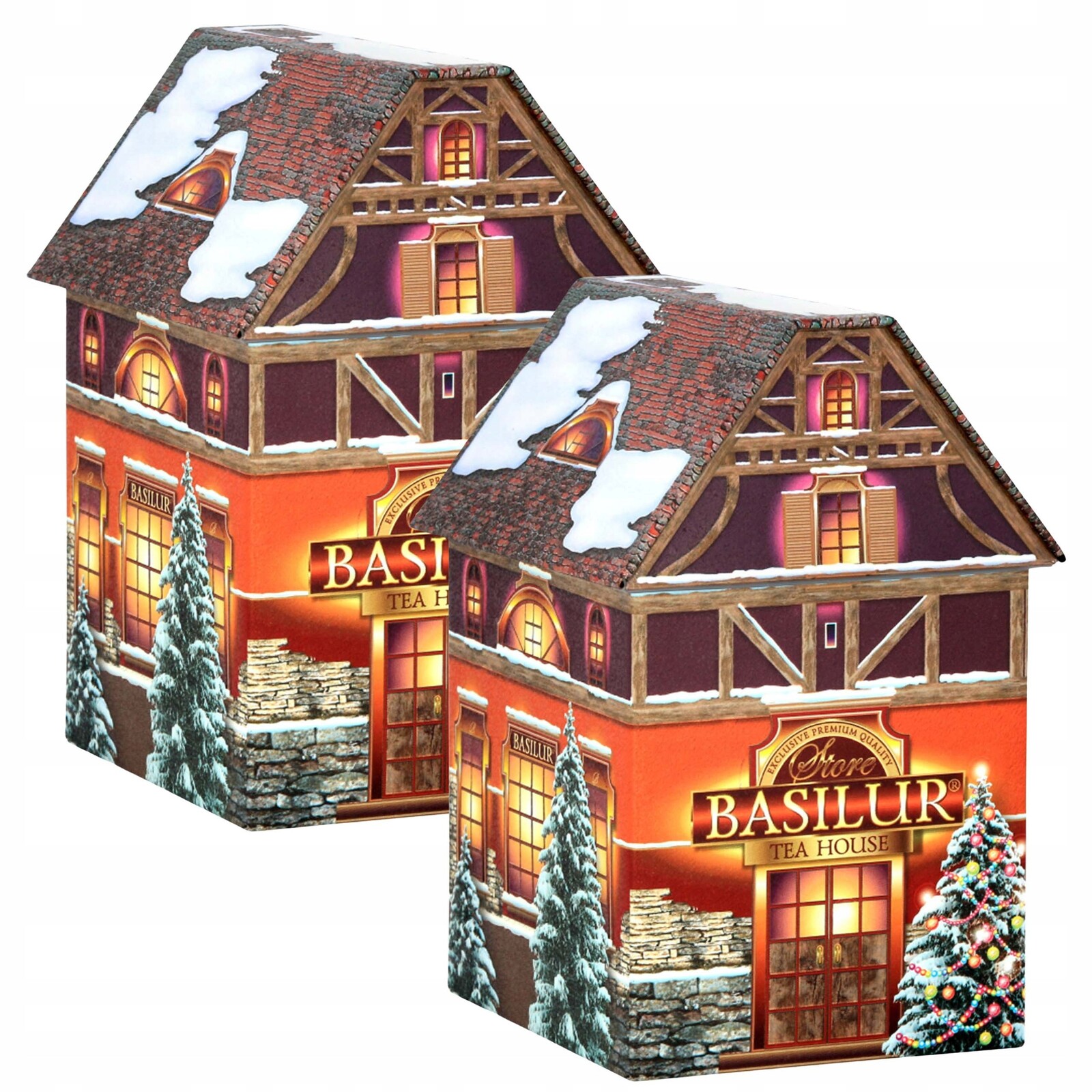 Basilur Vánoční černý čaj čaj v kovové plechovce pro Dárek 2