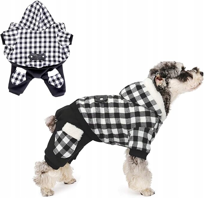 Pawz zimní oblečení teplá měkká bunda pro malé a střední psy