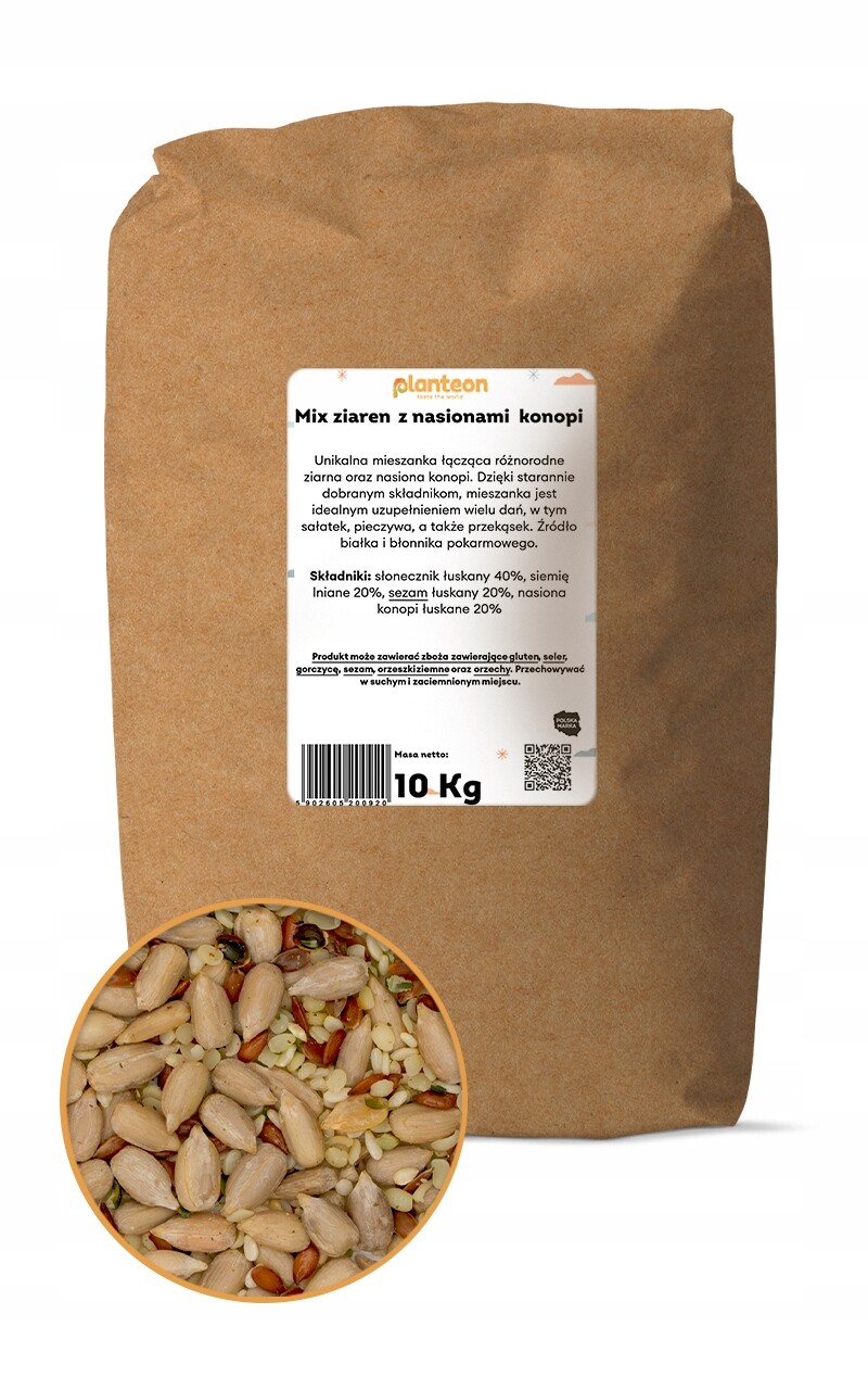 Mix zrn s konopnými semínky 10 kg