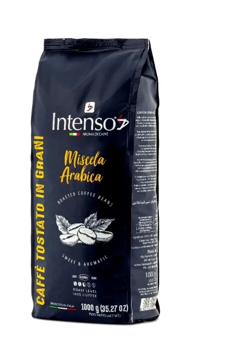 Káva zrnková Arabica Intenso 1000 g