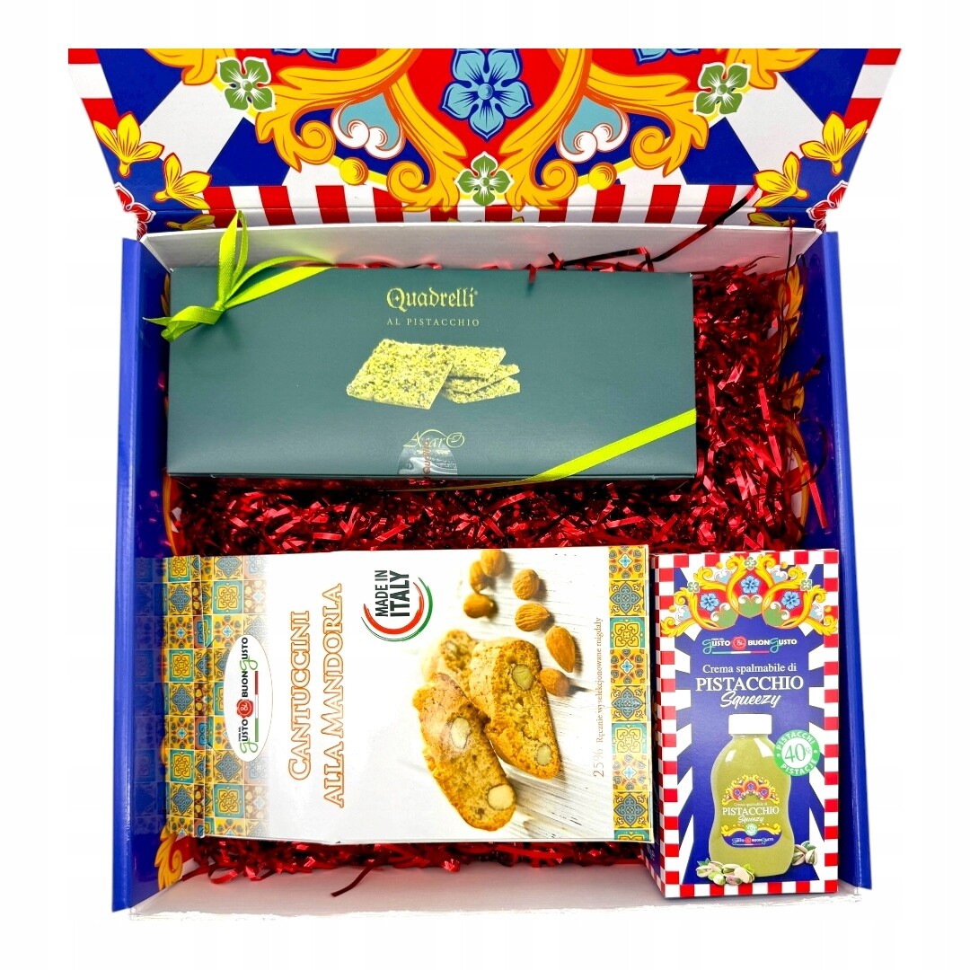 Sada sladkostí s pistáciemi a mandlemi Ideální pro kávu a dezerty o hmotnosti 0,75 kg