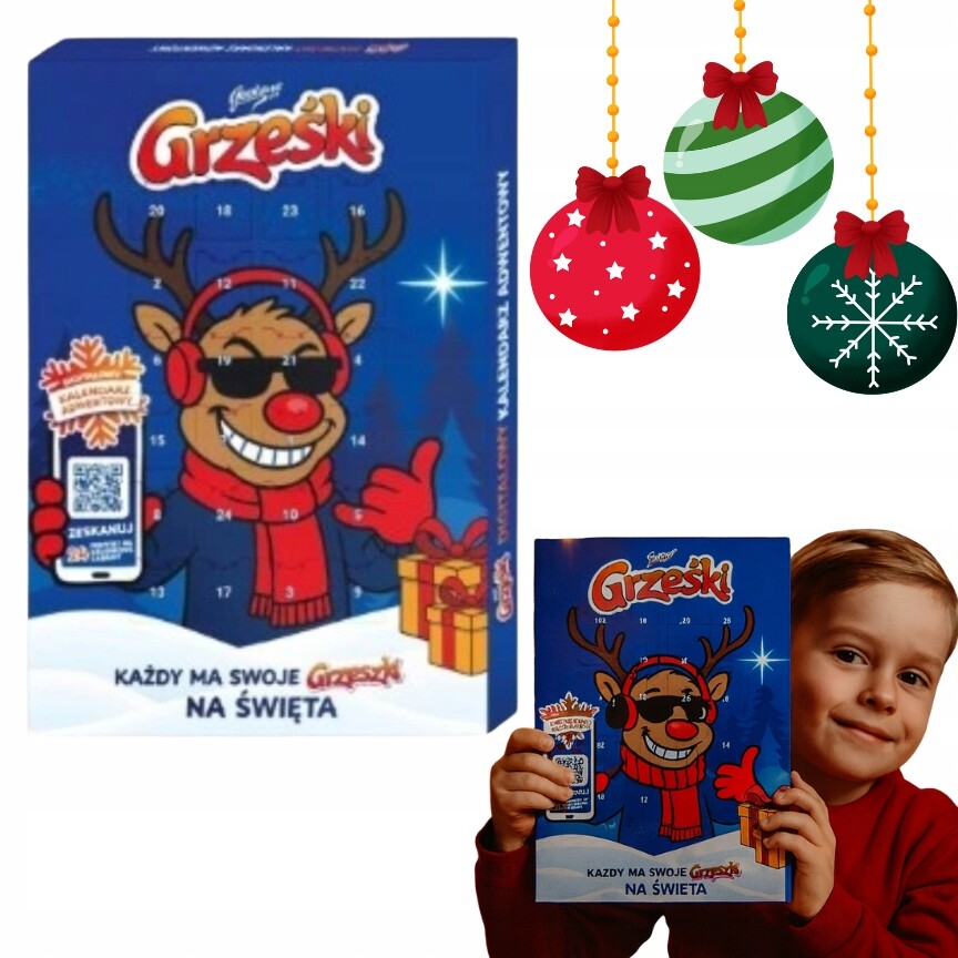 Adventní Kalendář Goplana Grześki 192 G Čokolády Dárek