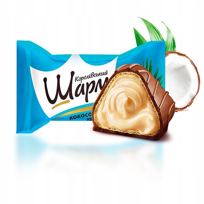 Aim Oplatky Bonbóny Royal Charm s kokosovou náplní Coconut 2 kg