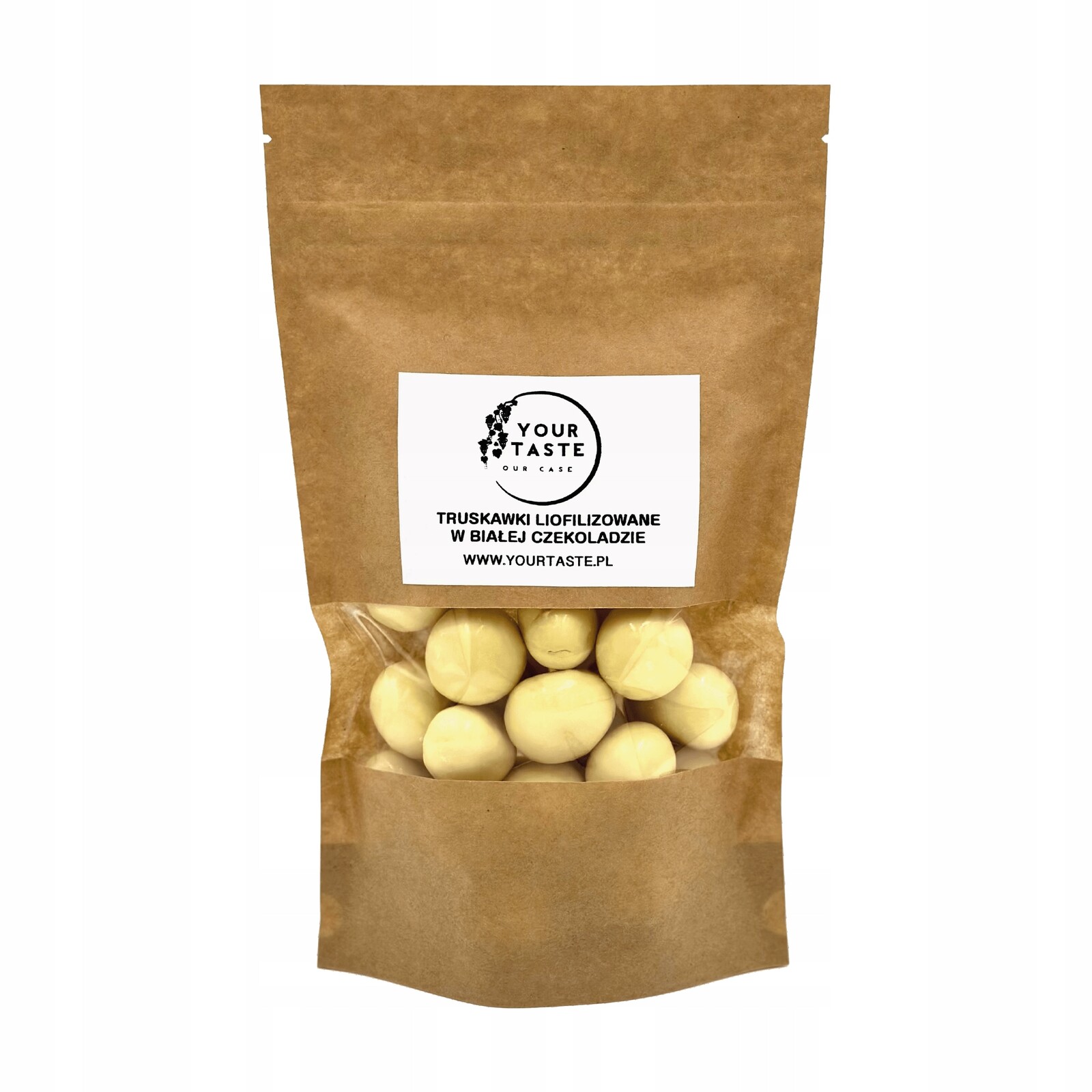 2x Your Taste Lyofilizované jahody v bílé čokoládě 250 g