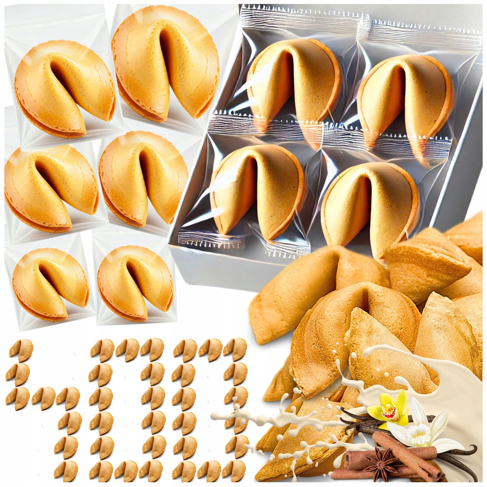 Sušenka s věštbou štěstí pro různé příležitosti, poděkování hostům x 400