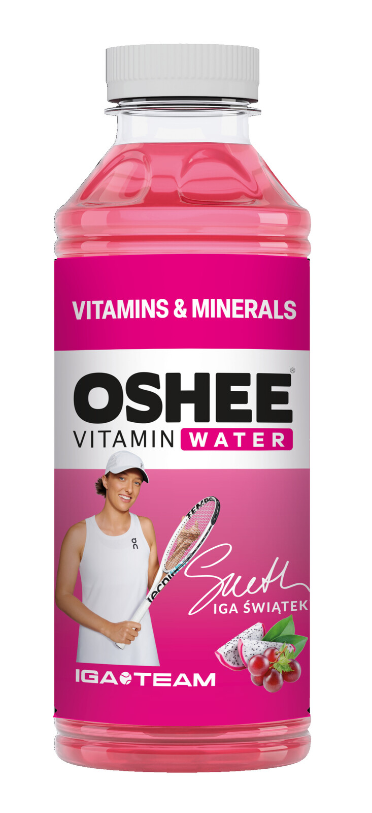 Oshee Vitamin Water Vitamíny Minerály červené hroznové víno a dračí ovoce