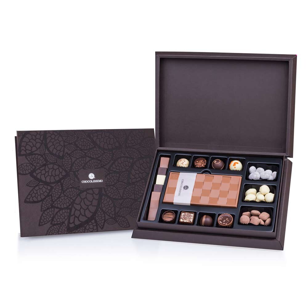 Sada ručně vyrobených sladkostí z belgické čokolády First Selection