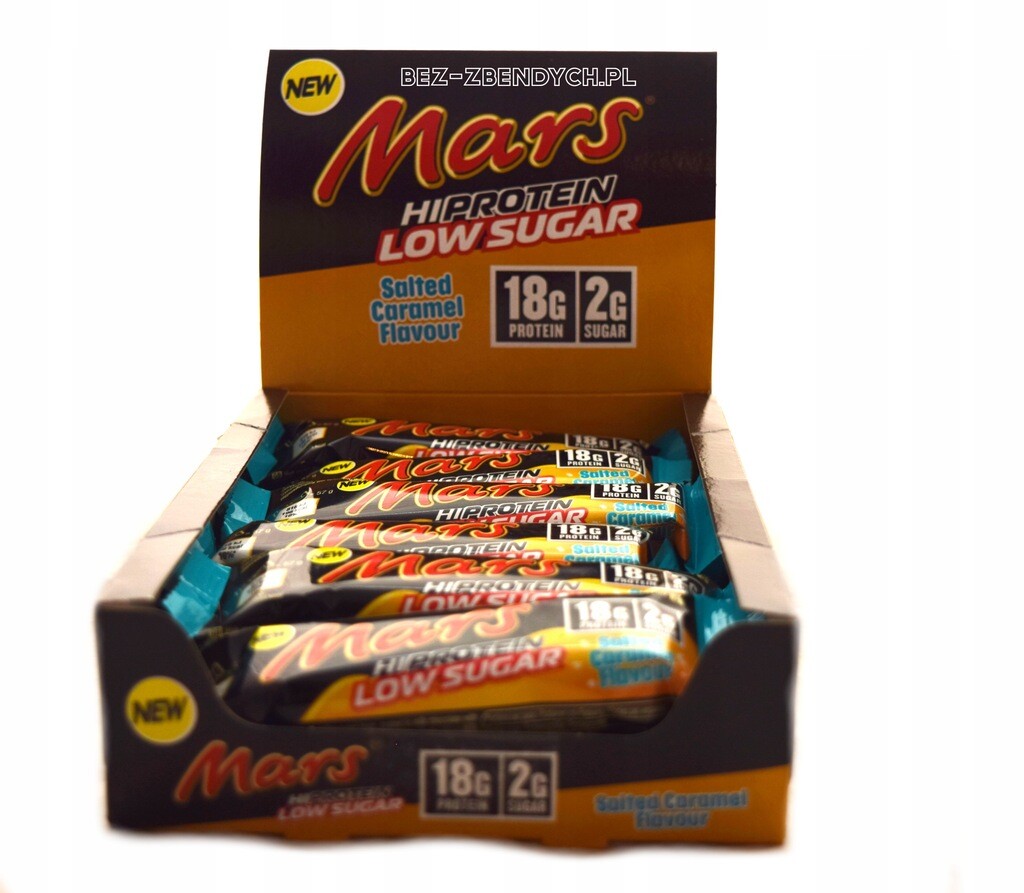 Mars HiProtein Low Sugar Salted Caramel Bar 57 g Mléčné Bílkoviny Slaný Karamel