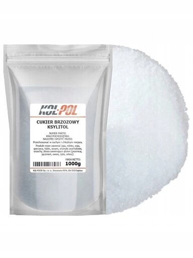 Xylitol Finský 1kg Cukr březový přírodní náhrada cukru Kol-Pol