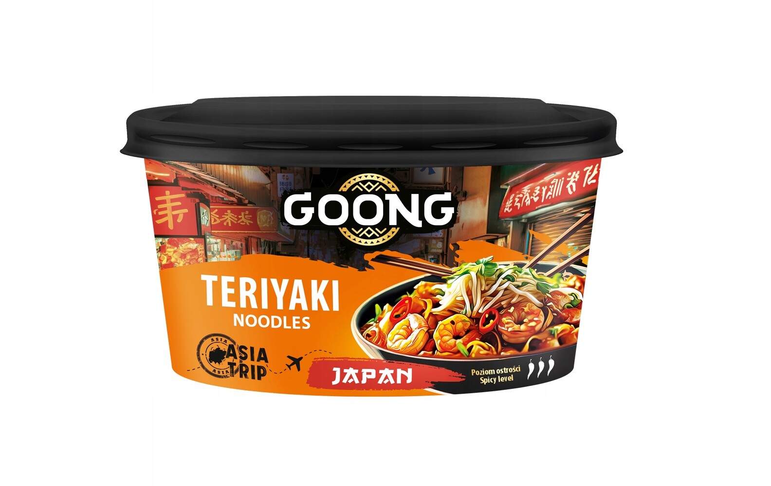 7 x Goong Nudle s omáčkou Teryiaki instantní pokrm 90 g