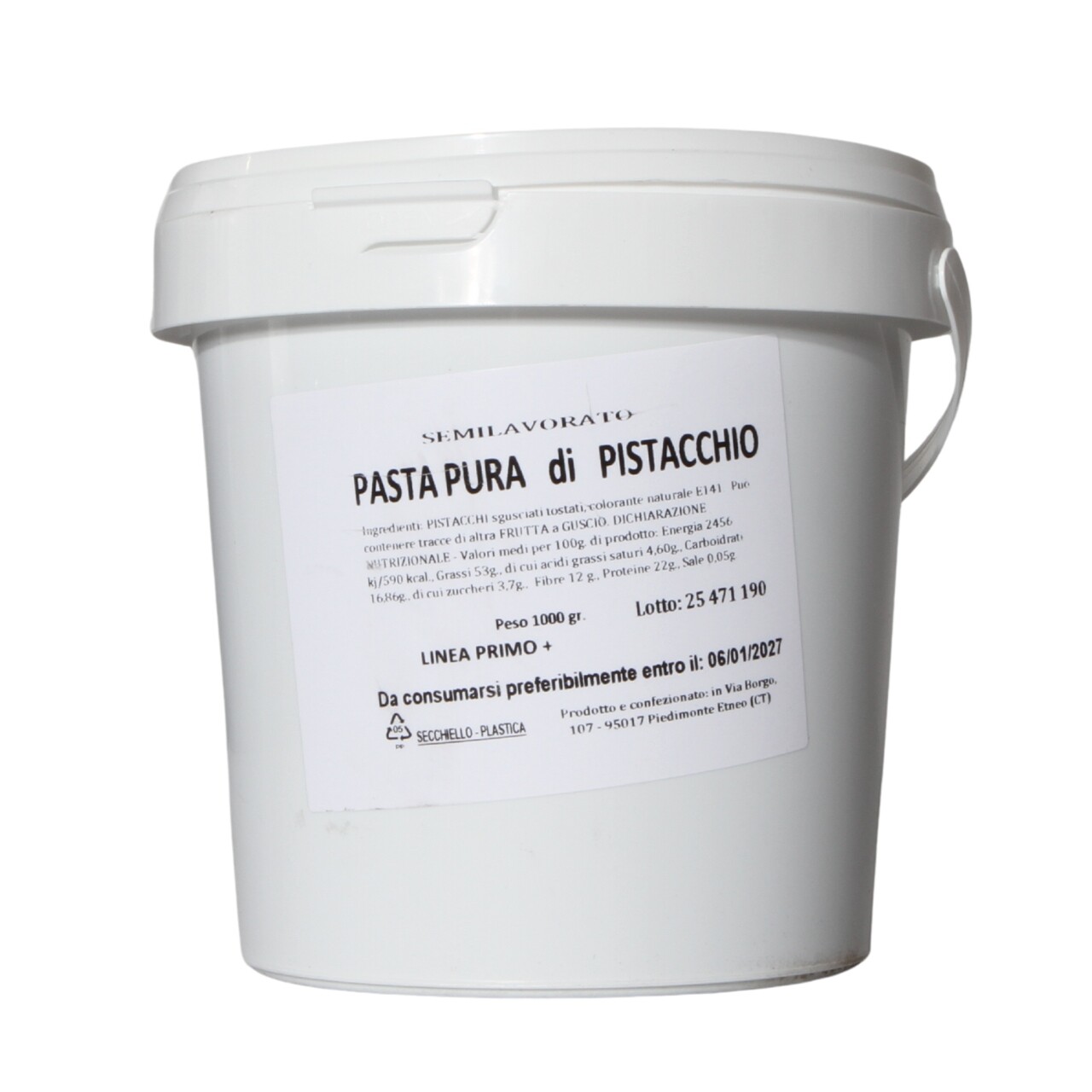 Costa Dolci Pistáciová Pasta 100% Pasta Pura Itálie 1kg