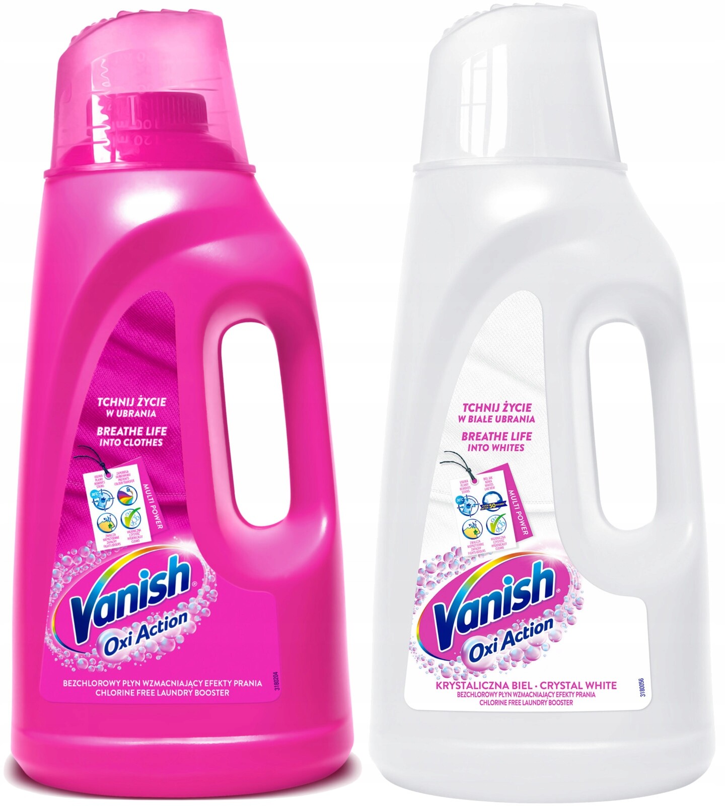 Vanish Oxi Odstraňovač skvrn na bílé barevné tkanině 2 l x 2 kusy