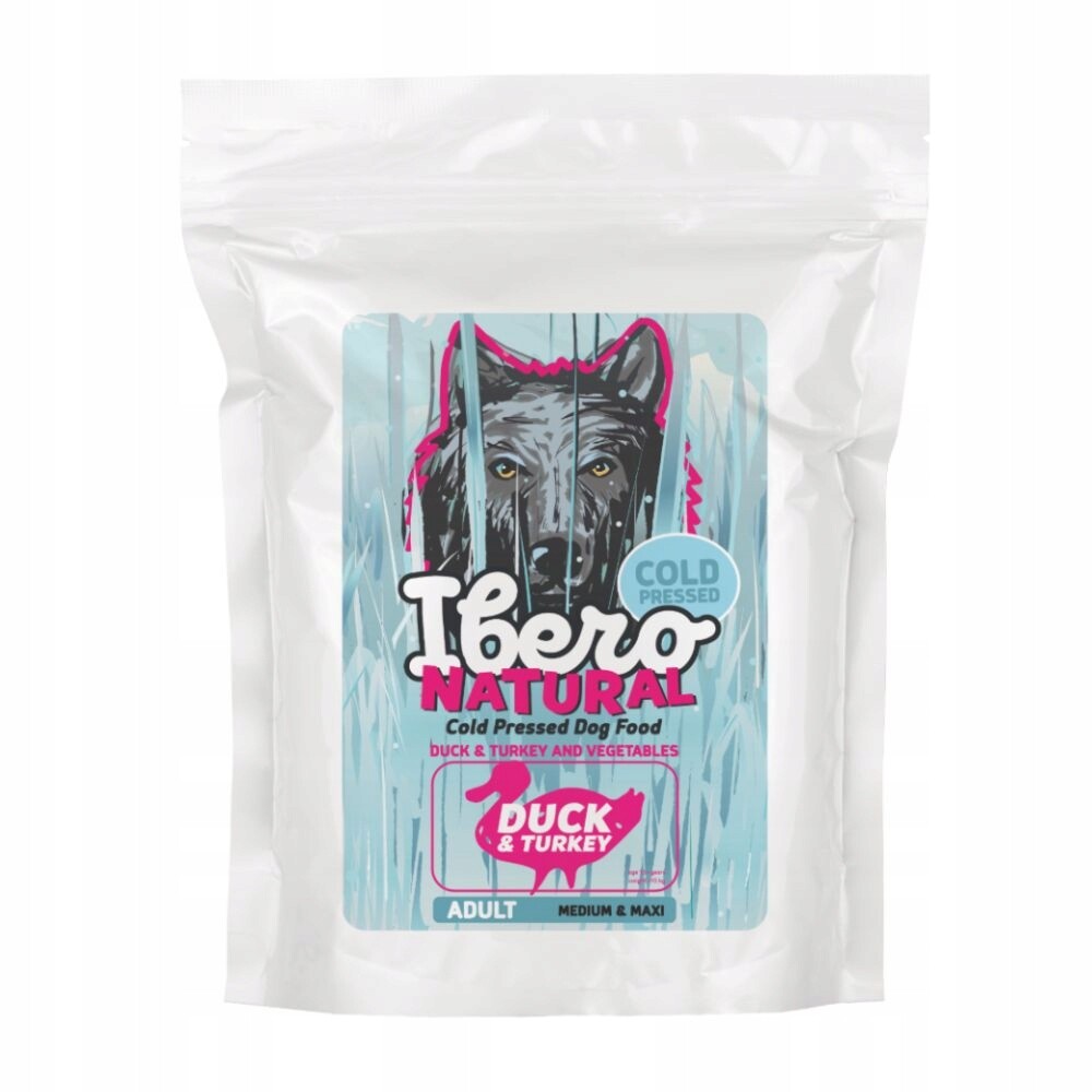 Ibero Cold Press Dog Adult Medium/Large Duck & Turkey kachna a krůta 3 kg