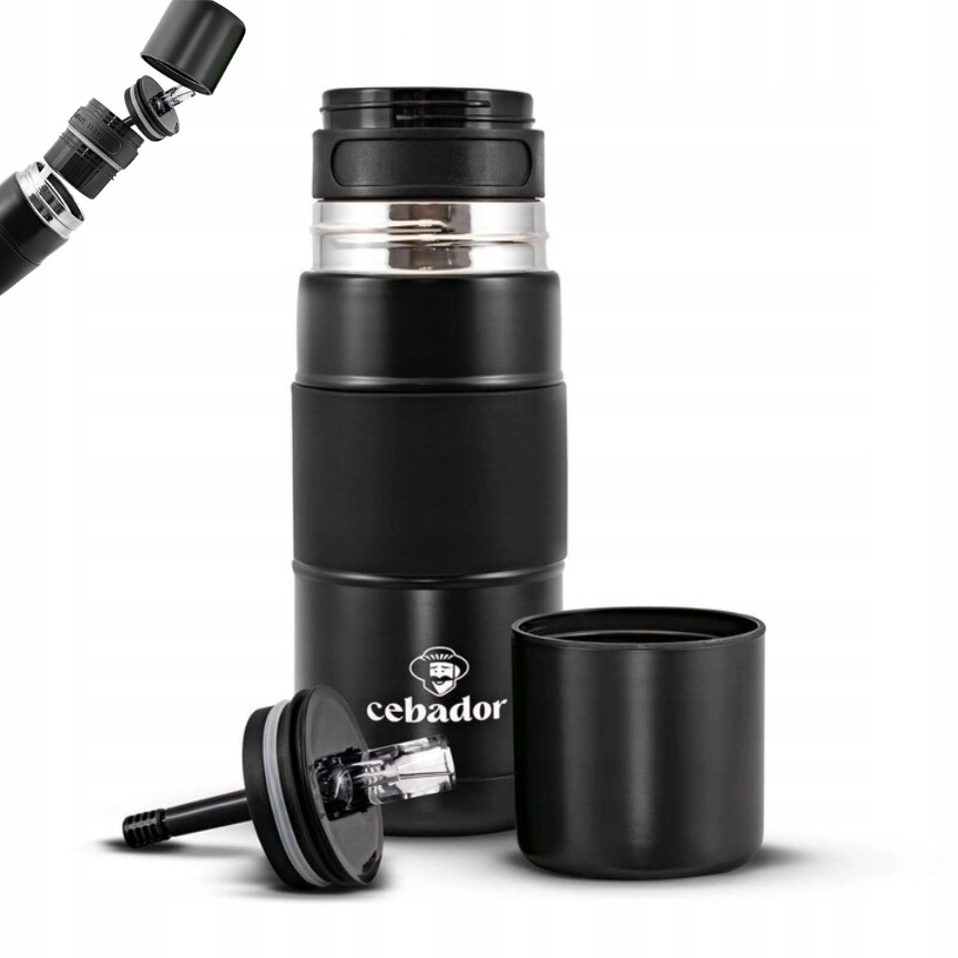 Yerbomos X All In One 450ML – Matero Termoska Bombilla Cebador Pro Yerba Mate