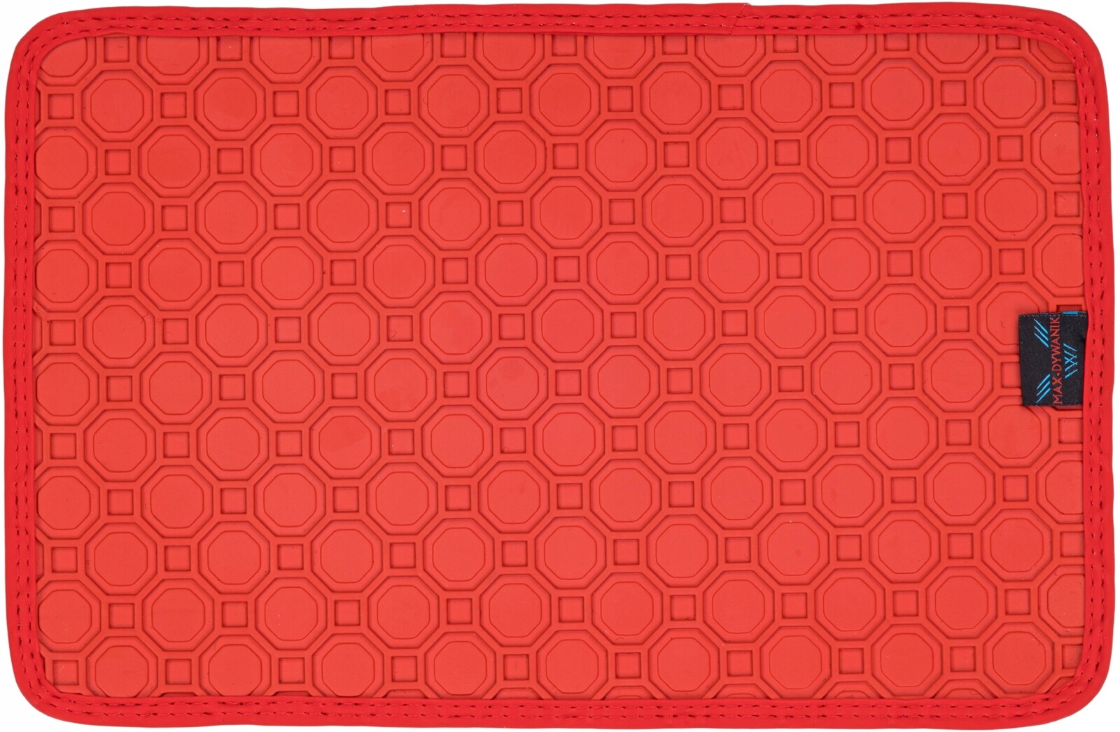 Podložka pod misku pro psa kočku červená 37x74