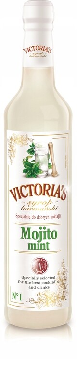Barmanský sirup Victoria Cymes Mojito mint pro kávové nápoje dezertů 490 ml