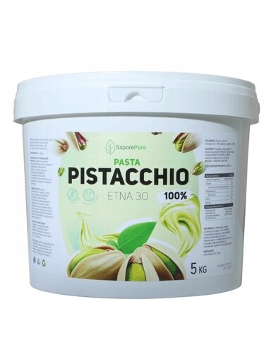 SaporePuro Pistáciový krém 100% Etna 30 Itálie 5 kg