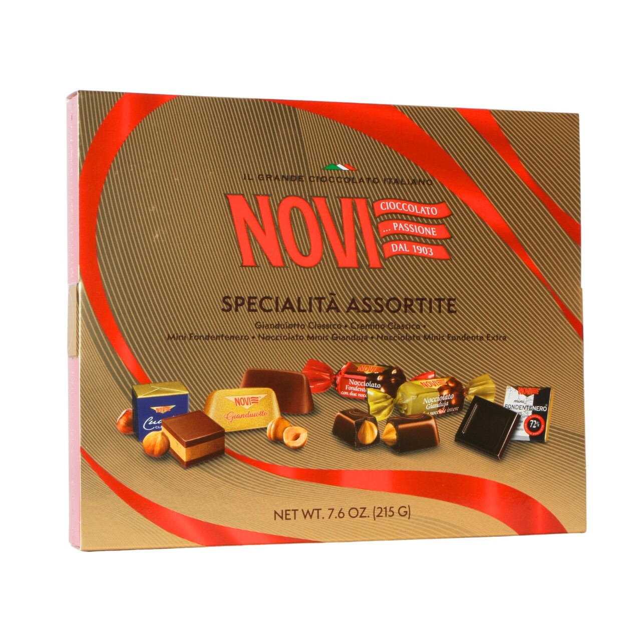 2x Novi Italské Pralinky Čokoládové Bonboniéra 215 g