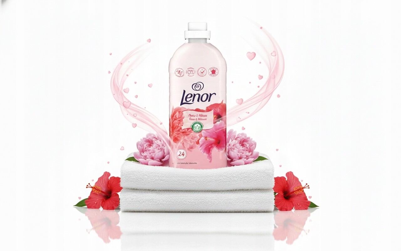 Lenor 24 výplachů Hibiskus 504 ml