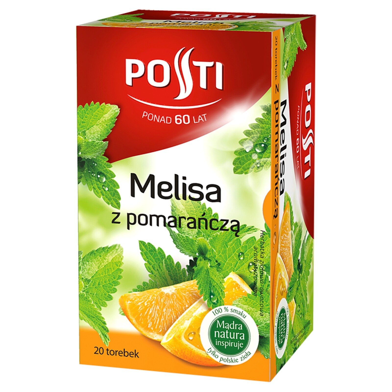 11 x Posti Meduňka s expresní pomerančovou příchutí 20 x 1,3 g