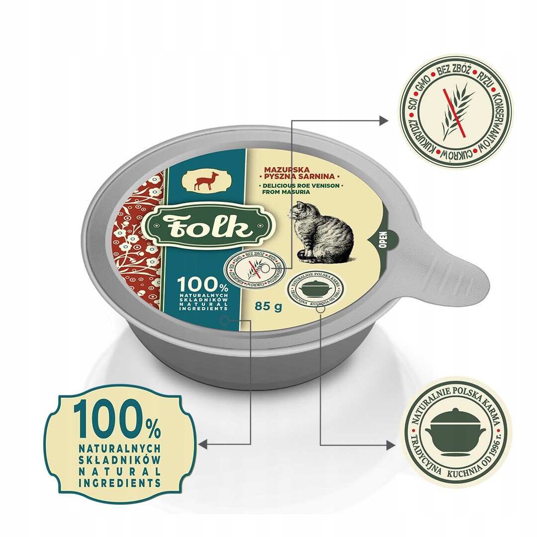 8X Folk Mazurská lahodná srnka 85 g