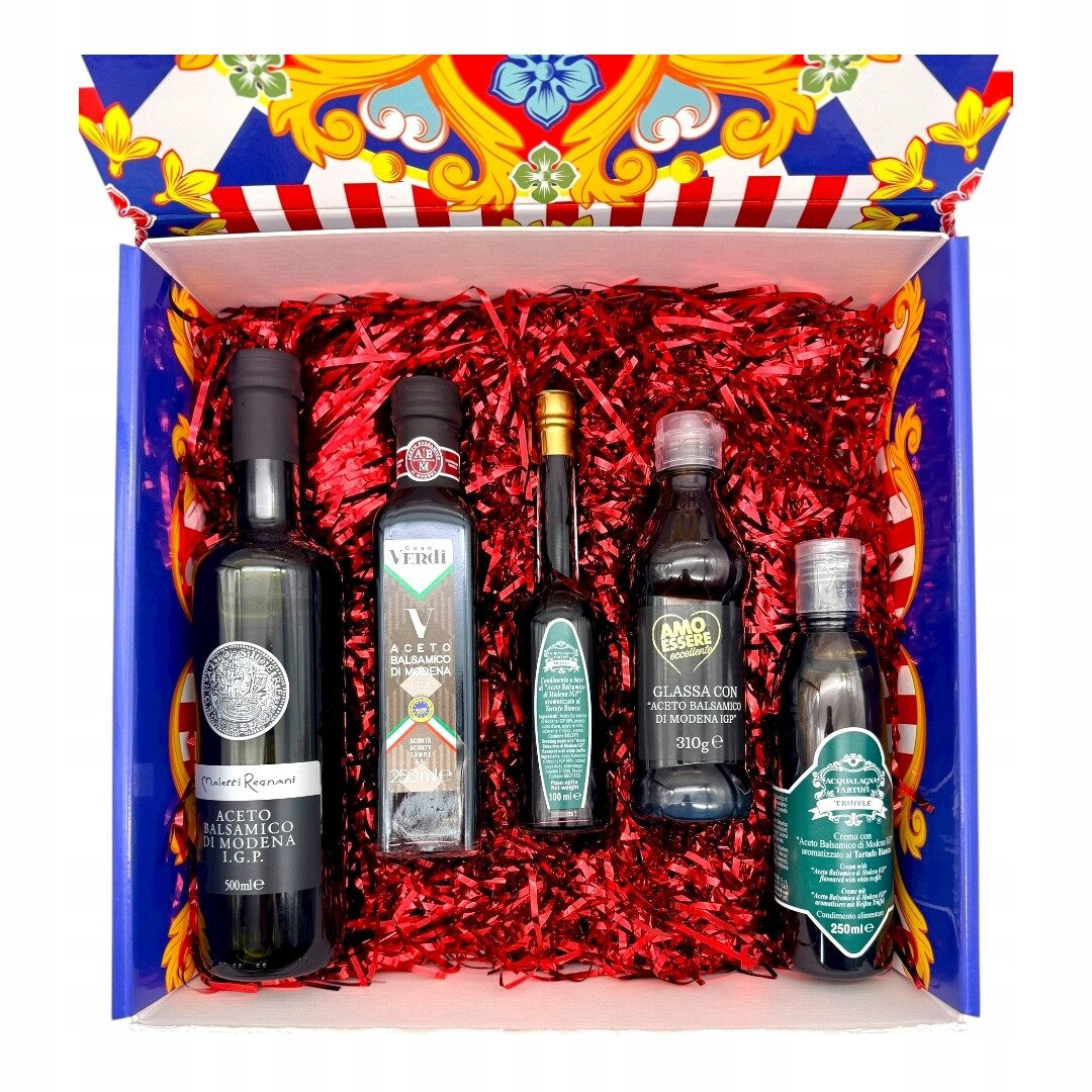 Sada balzamikových octů z Modeny – ideální pro saláty a marinády 1,4 l