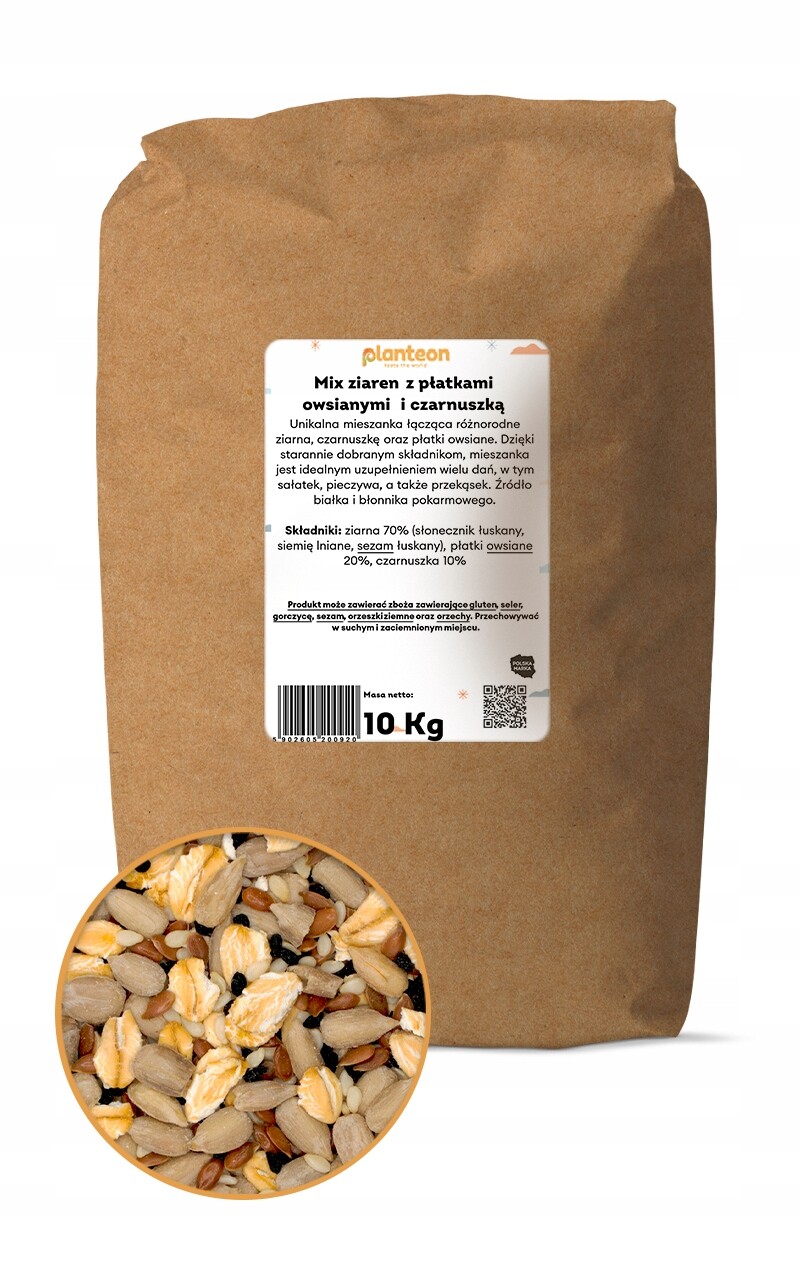 Mix zrn s ovesnými vločkami a černuchou 10 kg