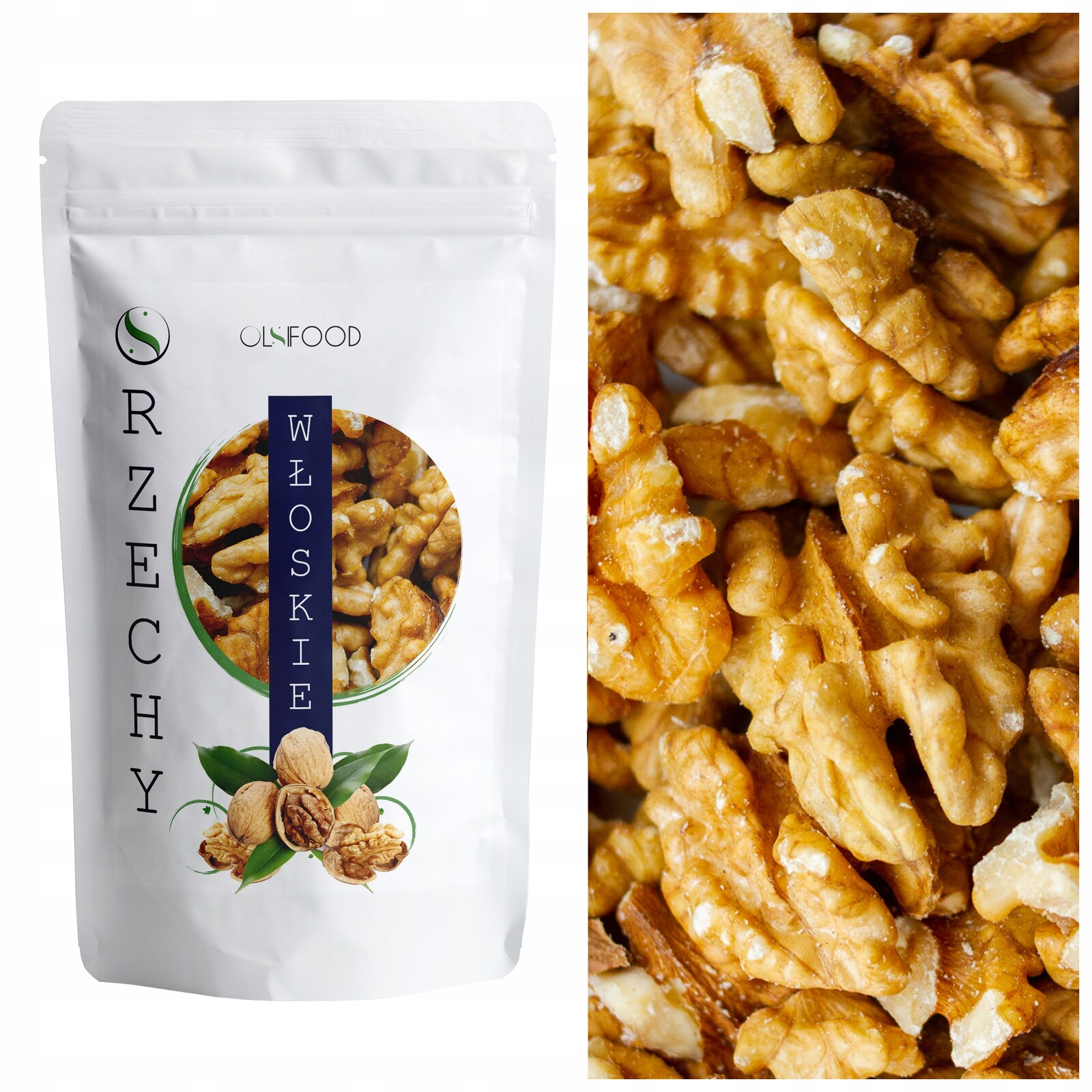 Prémiové vlašské ořechy z Chile| Jasné, Velké, Aromatické|Čerstvá šarže 1 kg