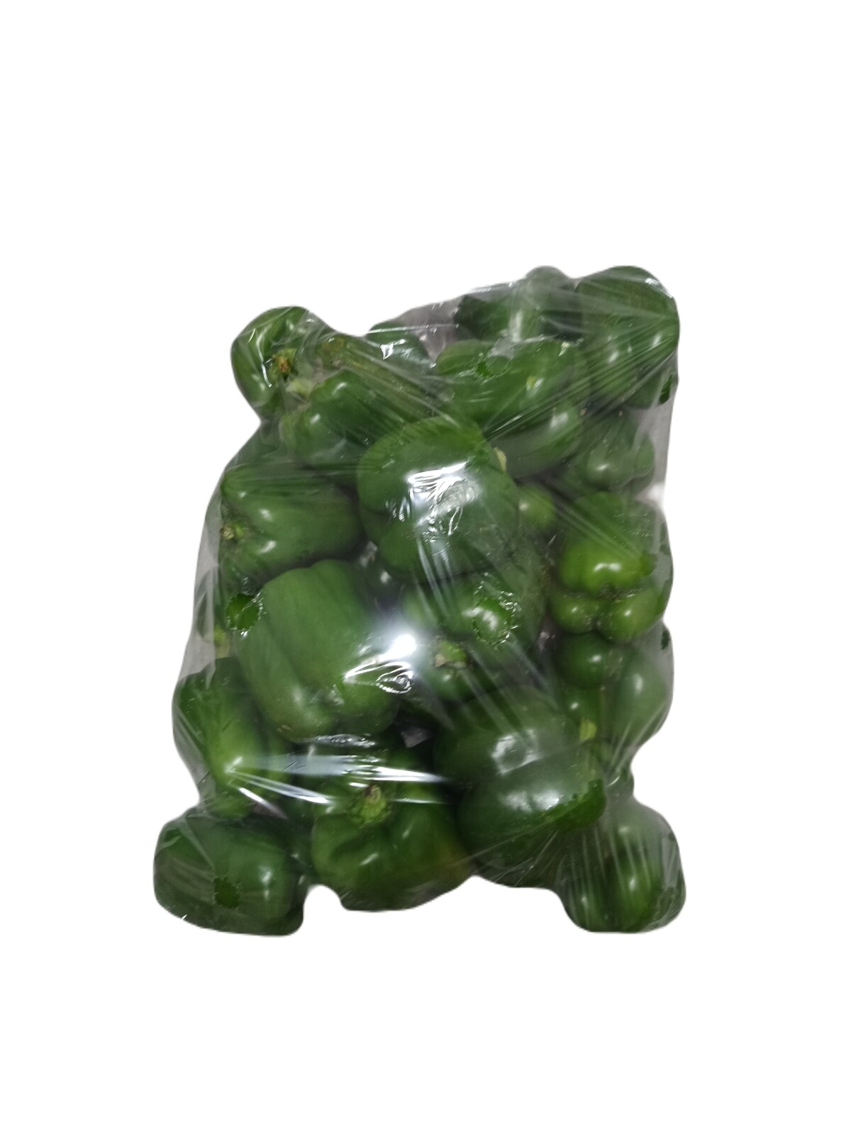 Paprika Zelená Čerstvá Sáček 5KG fólie zelenina