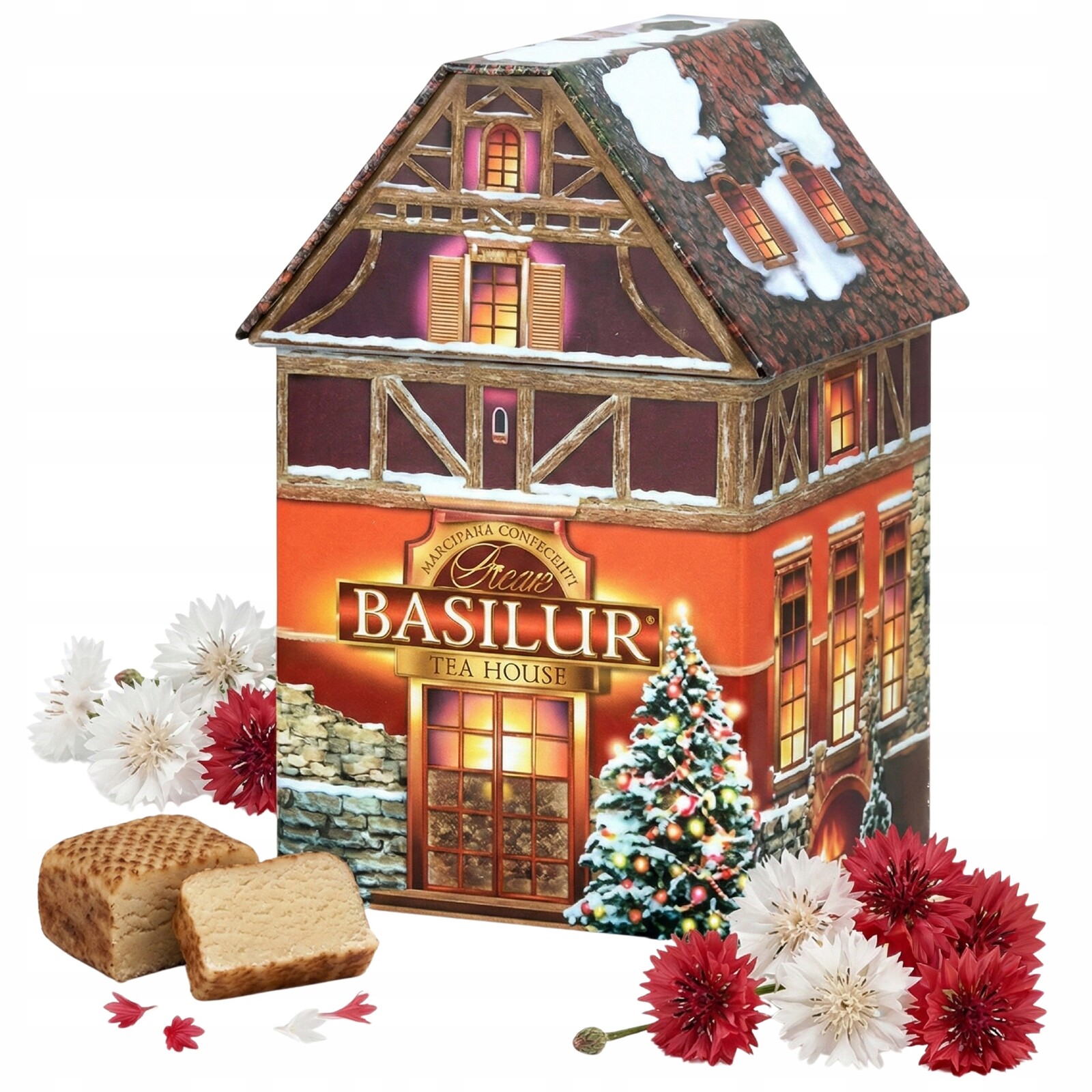 Basilur Vánoční černý čaj čaj v kovové plechovce jako Dárek