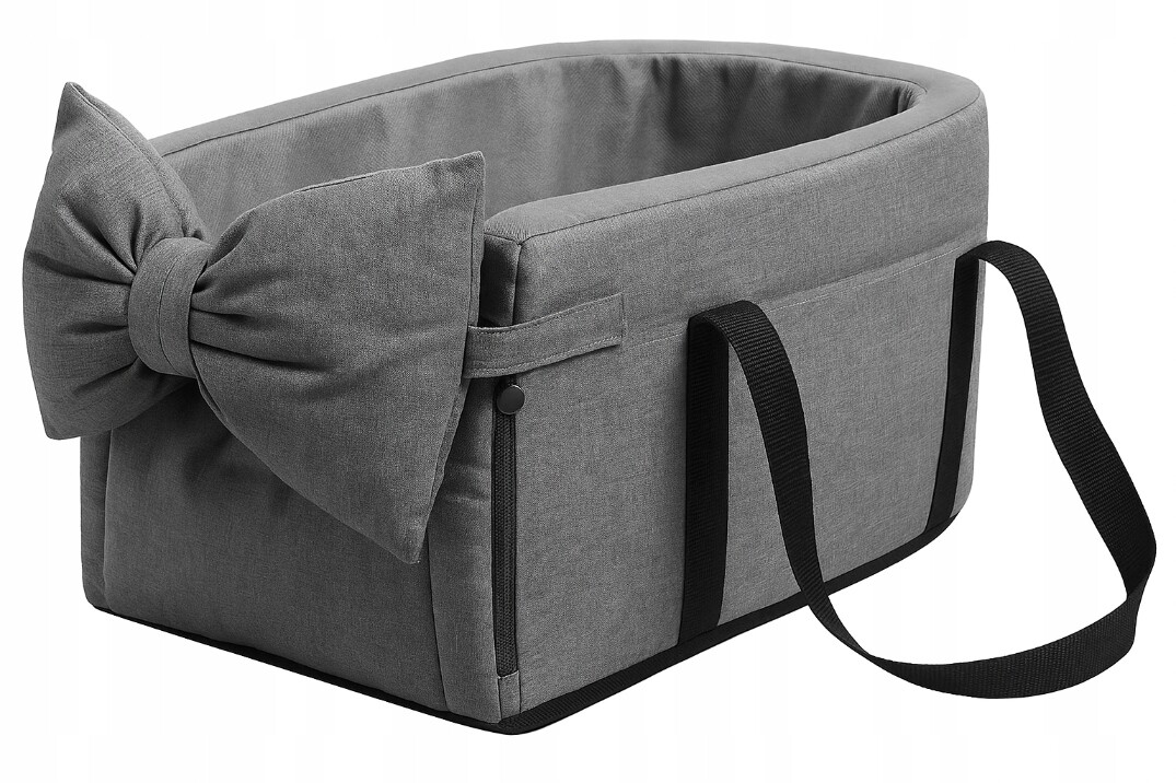 2v1 Přepravní taška Přepravka do auta Pro Psa Kočku na loketní opěrku