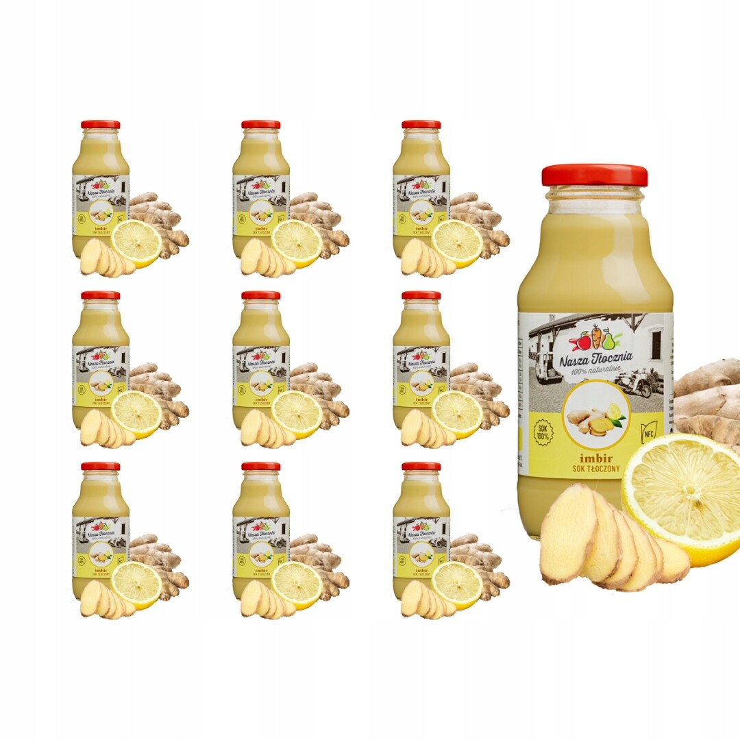 Šťáva lisovaná ze zázvoru 10 x 330 ml