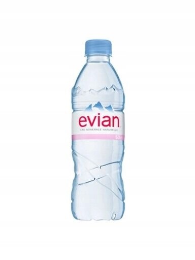 5 x Evian Přírodní neperlivá minerální voda 500 ml pet