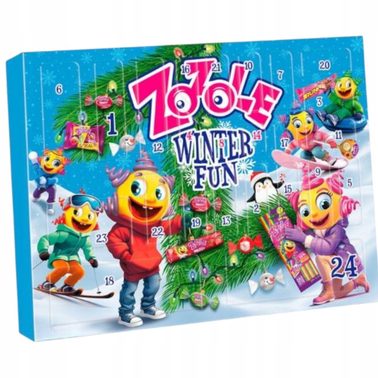 Adventní kalendář Zozole Svatý Mikuláš 2025 XXL se sladkostmi 380 g