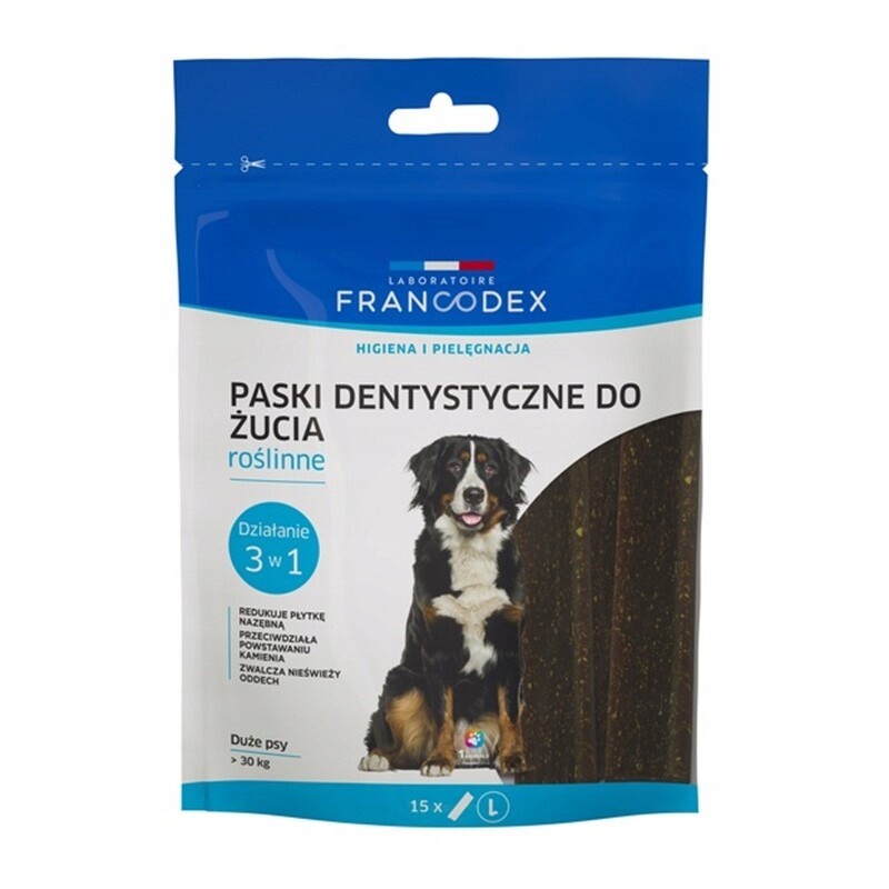 Proužky Na Kousání Pro Psa Velké, Na Ošklivý Dech, Čerstvé Proužky 15KS