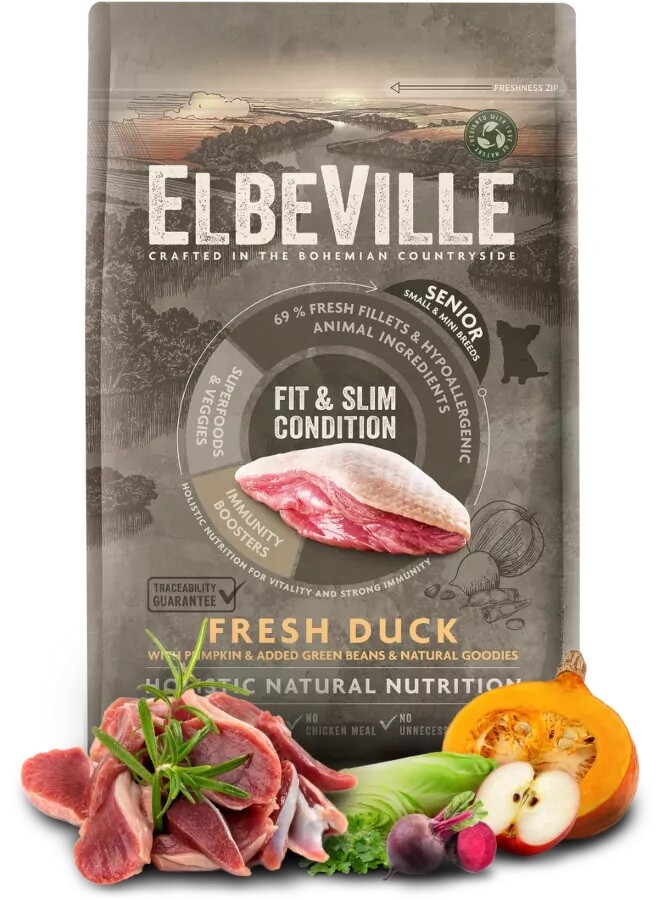 ElbeVille 1,4 kg Senior Mini Fit Slim Condition Duck