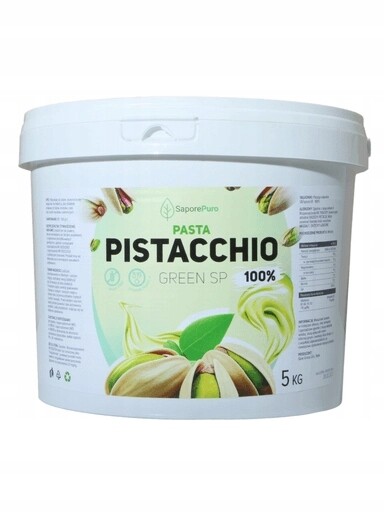 SaporePuro Italský Pistáciový krém 100% 5 kg