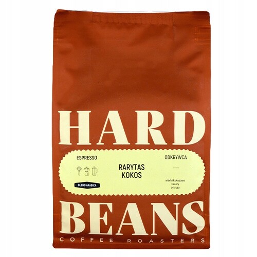 káva Hard Beans Rarytas Kokos 1 kg Espresso